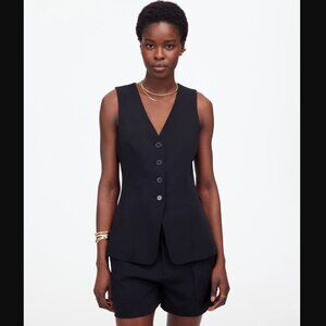 Madewell 00 Cutaway Long Vest